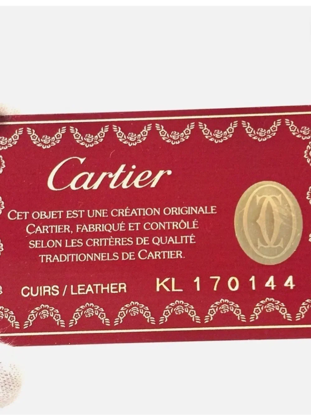Cartier Panthere Patent Leather Satchel with Silver-Tone C-Clasp